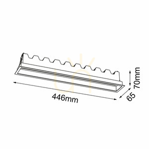 Einbauleuchte Antigo A-Glare In 15 LED weiß 3000K 2400lm 3056 small 1