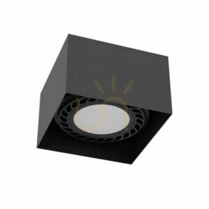 Plafond Antigo Cage schwarz Stahl 12,2 cm LED ES111 1267 small 0