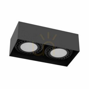 Deckenleuchte Antigo Cage 2-flammig schwarz LED ES111 1269 small 0