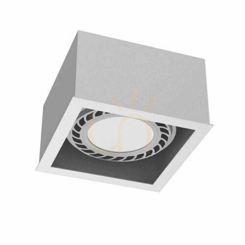 Prüfen Plafond Antigo Cage Out weiß 13,5 cm LED ES111 1272