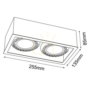 Plafond Antigo Cage 2-flammig schwarz LED ES111 Stahl 1273 small 1