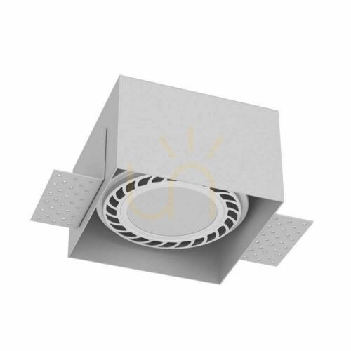 Prüfen Einbauleuchte Antigo Cage weiß Stahl 12x12 cm LED ES111 3269