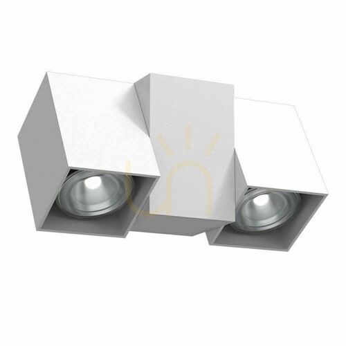 Prüfen Strahler Antigo Cube 2 weiß Stahl GU10 95 mm 2295