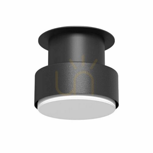 Prüfen Plafond Antigo Etna schwarz GX53 LED 8 cm Stahl 1265