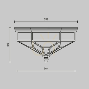 Plafond ZEIL H356-CL-03-BZ Maytoni small 5