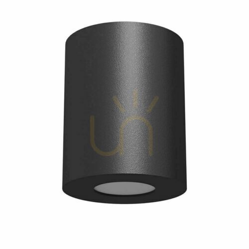Prüfen Plafond Antigo Point H 80 schwarz GU10 10 cm Stahl 1256