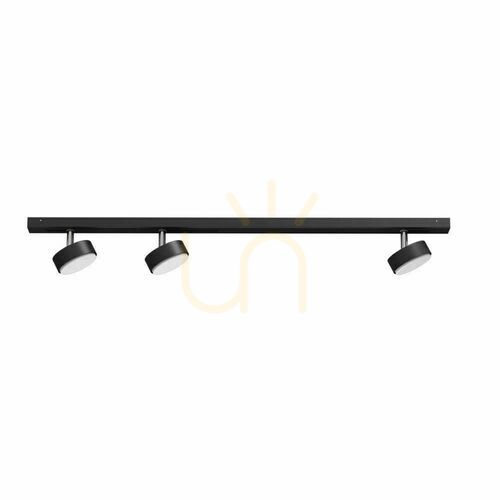 Prüfen Deckenleuchte Antigo System Line Move Drop 3-flammig GX53 schwarz 100 cm 1025
