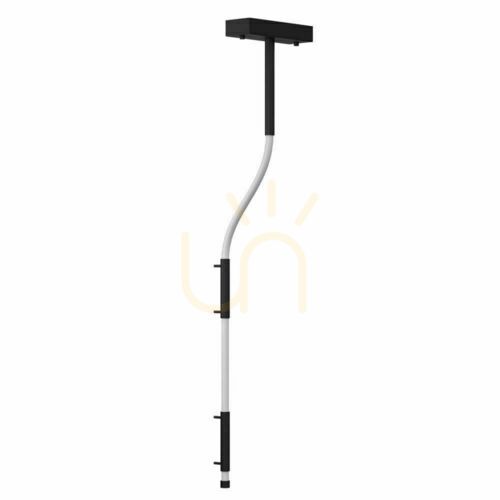 Prüfen Wandleuchte Antigo Alha S LED schwarz 100 cm Stahl 3000K 9059