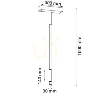Pendelleuchte Antigo Alha S 1 LED schwarz 30 cm 4000K 9070 small 1