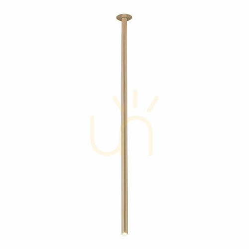 Prüfen Einbauleuchte Antigo Alha T platin matt Stahl LED G9 130 cm 9440