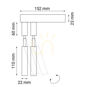 Wandleuchte Antigo Alha E 2 weiß Stahl G9 LED 9339 small 1