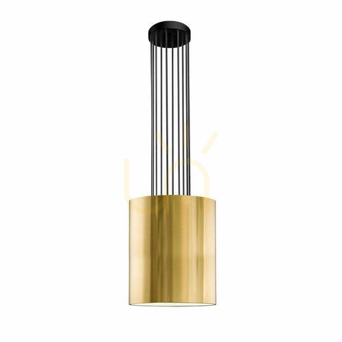 Prüfen Pendelleuchte Antigo IHI schwarz messing 48 cm E27 LED 9492