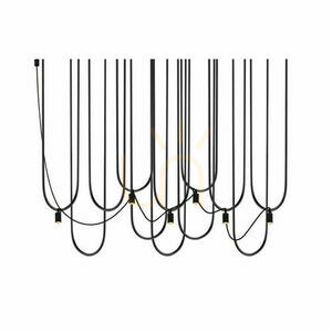 Pendelleuchte Antigo Udin 6-flammig schwarz Stahl MR11 LED 9785 small 0