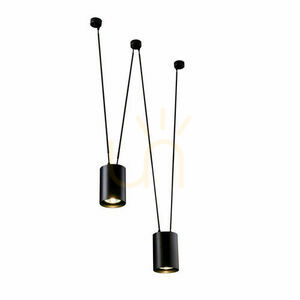 Pendelleuchte Antigo VIWIN 2 schwarz Stahl 200 cm ES111 9021 small 0