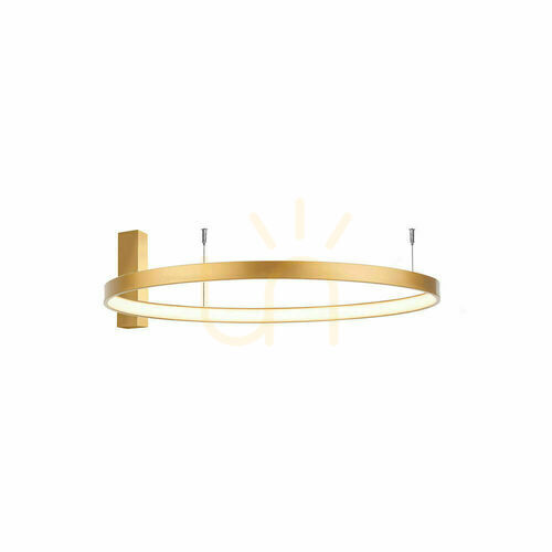 Prüfen Plafond Antigo Agari Gold LED 87 cm 2-flammig 4000K 1345