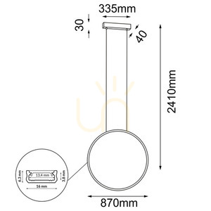 Pendelleuchte Antigo Agaro 87 LED schwarz 4000K 5312 small 1