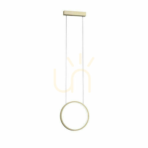 Prüfen Pendelleuchte Antigo Agaro 27 LED gold matt 3000K 5316