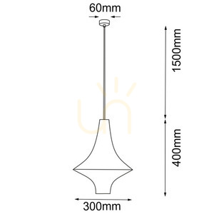 Pendelleuchte Antigo Alda S schwarz Stahl/Baumwolle 30 cm E27 LED 5111 small 1