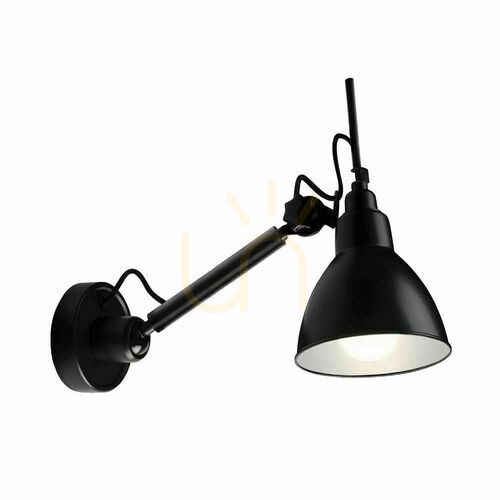 Prüfen Wandleuchte Antigo Daisen K1 schwarz E27 LED 4481