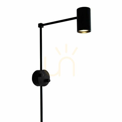 Prüfen Wandleuchte Antigo Dakata K schwarz LED MR11 40,5 cm Aluminium Stahl 4490