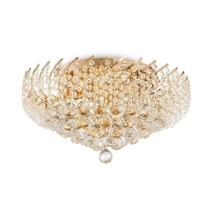 Goldene Deckenleuchte Maytoni Karolina DIA120-09-G, 9×E14, Ø 51 cm small 3