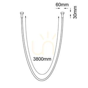 Pendelleuchte Antigo Hebi schwarz 386 cm LED 4000K 3023 small 1