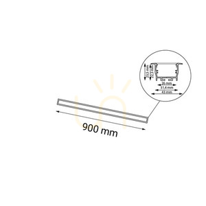 Einbauleuchte Antigo Hiate Line LED weiß 90 cm 4000K 2354 lm 1827 small 1