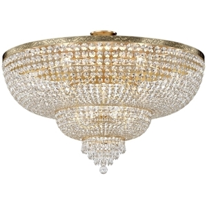 PALACE Kristall-Deckenleuchte DIA890-CL-18-G gold, 18 × E27, Ø100 cm – Maytoni small 2