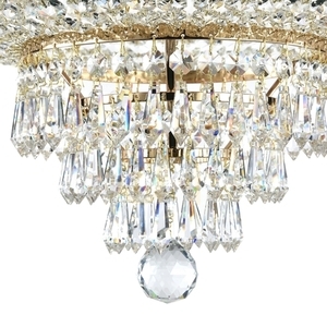 PALACE Kristall-Deckenleuchte DIA890-CL-18-G gold, 18 × E27, Ø100 cm – Maytoni small 4