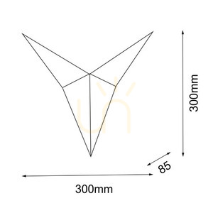 Wandleuchte Antigo Hino schwarz Stahl LED G9 30 cm 4037 small 1