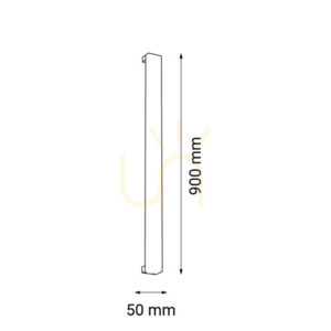 Wandleuchte Antigo Hoso 90 LED schwarz Stahl 3000K 4013 small 1