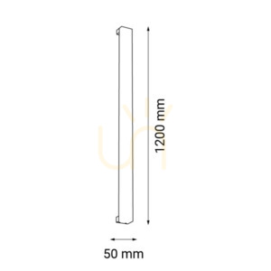 Wandleuchte Antigo Hoso 120 LED schwarz 3000K Stahl 4015 small 1