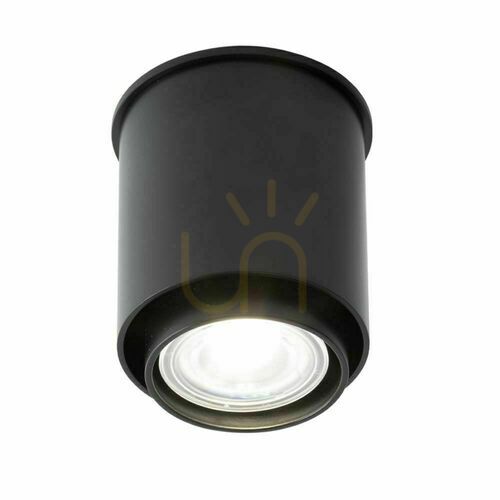 Prüfen Plafond Antigo Iga schwarz GU10 9,5 cm Aluminium Stahl 1115