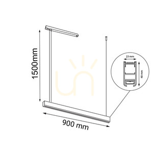 Pendelleuchte Antigo Isaseki LED weiß 90 cm 3000K 1945 small 1