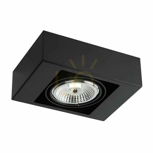 Prüfen Plafond Deckenleuchte Antigo Koga schwarz LED ES111 25x18 cm 1152