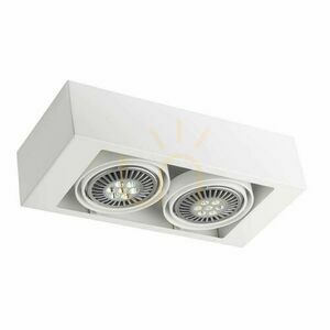 Plafond Antigo Koga 2-flammig weiß LED ES111 40 cm 7121 small 0