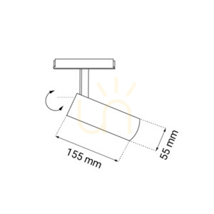 Scheinwerfer Antigo Komatsu Magnetspot LED weiß 5,5 cm 3000K 1200 lm 6625 small 1