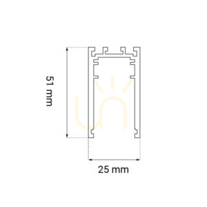 Magnetische Aufputzschiene Antigo Komatsu 48V schwarz Aluminium 100 cm 6505 small 1