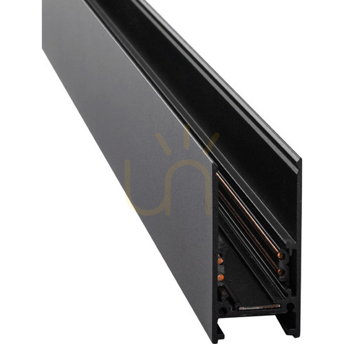 Prüfen Magnetische Aufputzschiene Antigo Komatsu 48V schwarz Aluminium 200 cm 6507