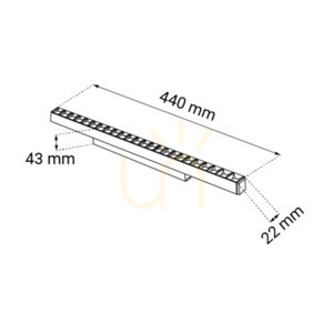 Scheinwerfer Antigo Komatsu magnetisch LED schwarz 44 cm 4000K 6566 small 1