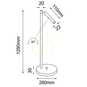 Stehlampe Antigo Kosame F schwarz G9 129 cm Aluminium Stahl 7872 small 1