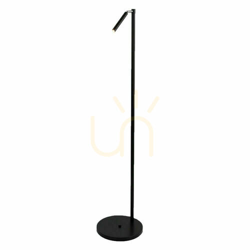Prüfen Stehlampe Antigo Kosame F schwarz G9 129 cm Aluminium Stahl 7872