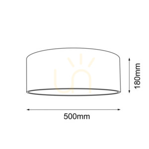 Plafond Antigo Lamego 50 Beige Stoff Stahl E27 1087 small 1