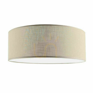 Plafond Antigo Lamego 50 Beige Stoff Stahl E27 1087 small 0