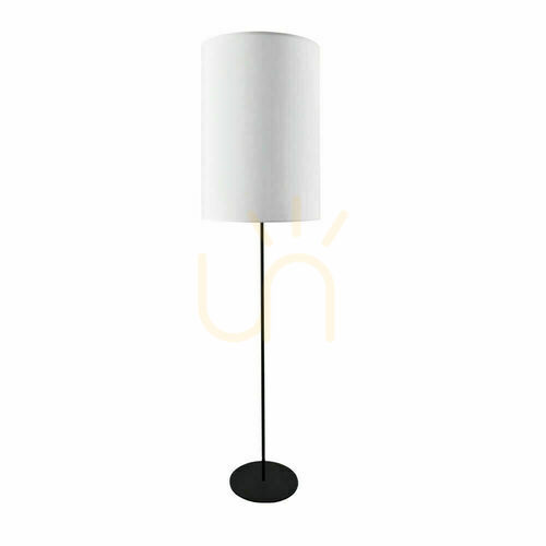 Prüfen Stehleuchte Antigo Lamego F Narrow weiß Stoff Stahl E27 170 cm