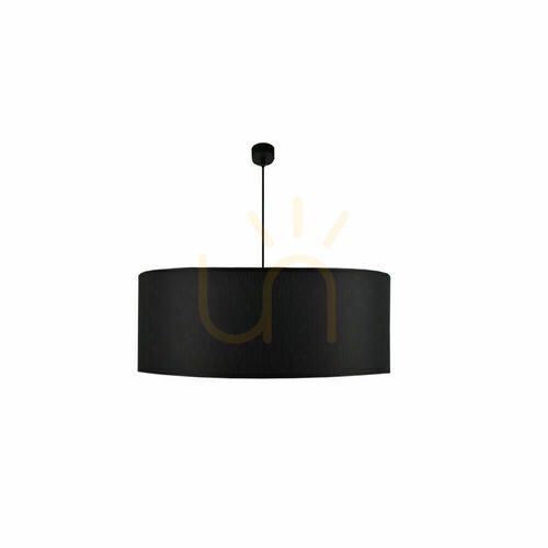 Prüfen Pendelleuchte Antigo Lamego schwarz Stoff Stahl E27 50 cm 5184