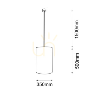 Pendelleuchte Antigo Lamego beige Stoff Stahl E27 35 cm 5192 small 1