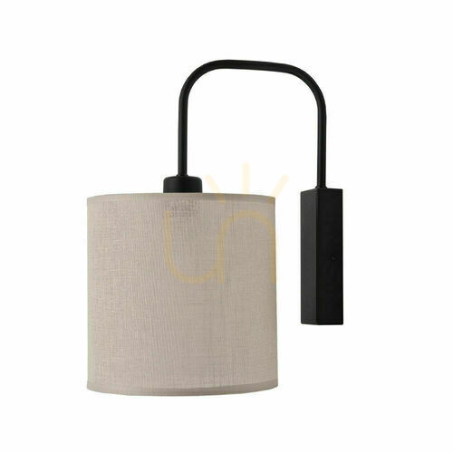 Prüfen Wandleuchte Antigo Lamego Beige Stoff Stahl E27 32 cm 4046