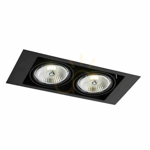 Prüfen Einbauleuchte Antigo Muko 2 schwarz LED ES111 40 cm 3313
