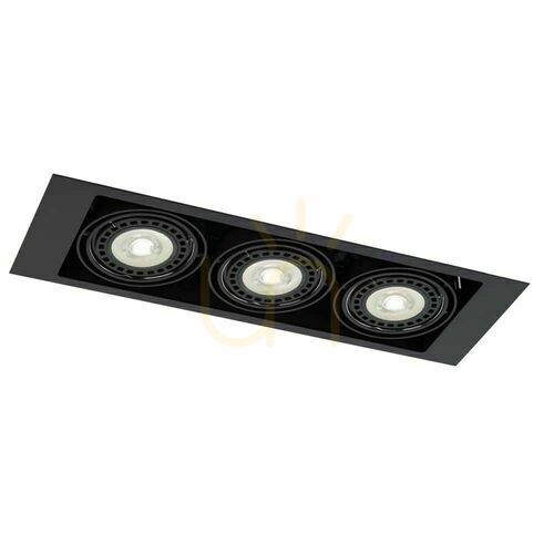 Prüfen Einbauleuchte Antigo Muko 3 schwarz LED ES111 3314